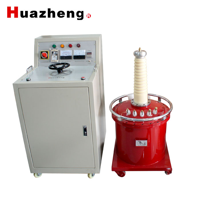 Huazheng HZQ gas type testing transformer Gas-immeresed Testing Transformer SF6 inflatable gas type hipot tester