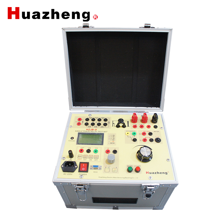 HZJB-D one phase relay tester single phase relay tester with calibration secondary injection testing for protection relay relay test system