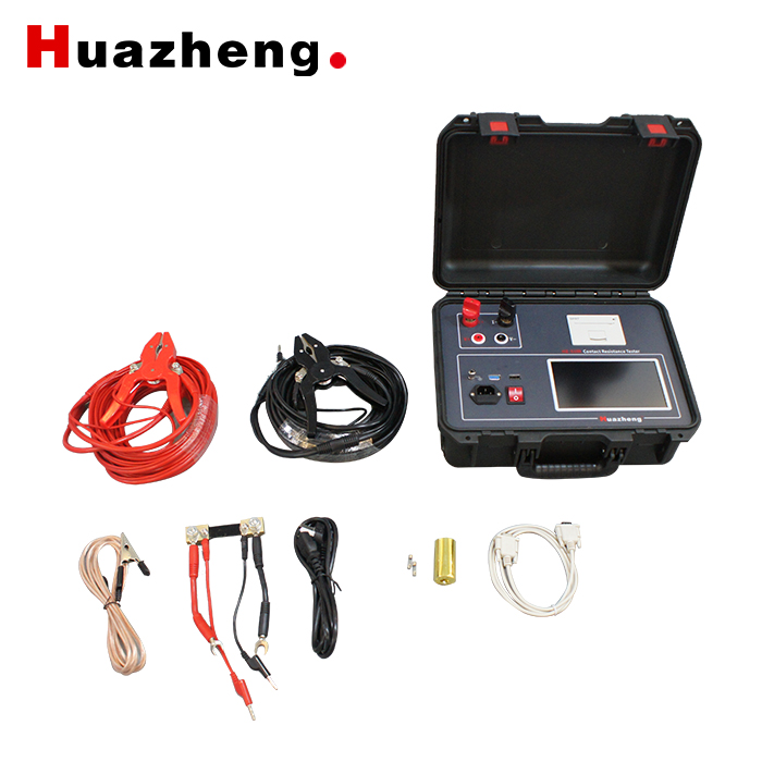 HZ-5100 circuit breaker contact resistance tester 100A digital contact loop resistance tester circuit breaker loop resistance tester