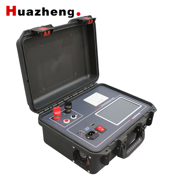 HZ-5100 circuit breaker contact resistance tester 100A digital contact loop resistance tester circuit breaker loop resistance tester
