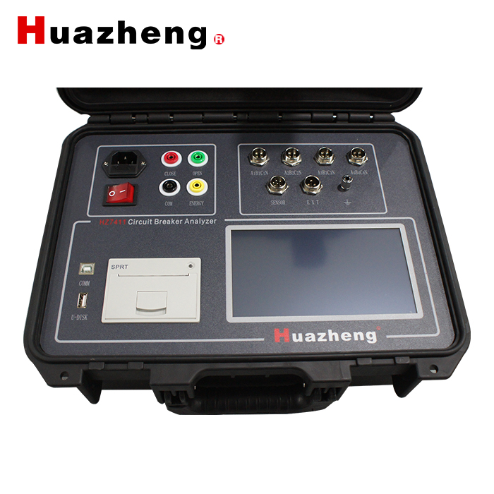 HZ-7411 Huazheng Electric Circuit Breaker Characteristic Tester High Voltage Circuit Breaker Analyzer Equipment Circuit Breaker Mechanical Analysis