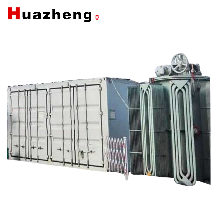Ultra-high voltage transformer/converter transformer ultra-low frequency current short-circuit heating device