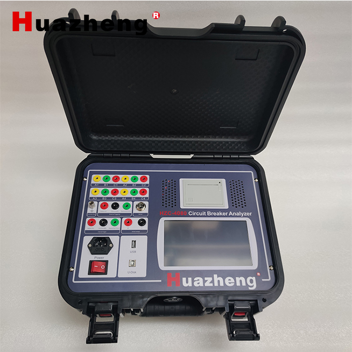 Huazheng High Voltage Switchgear Timing Test Device HZC-4080 Dynamic Resistance Circuit Breaker Analyzer