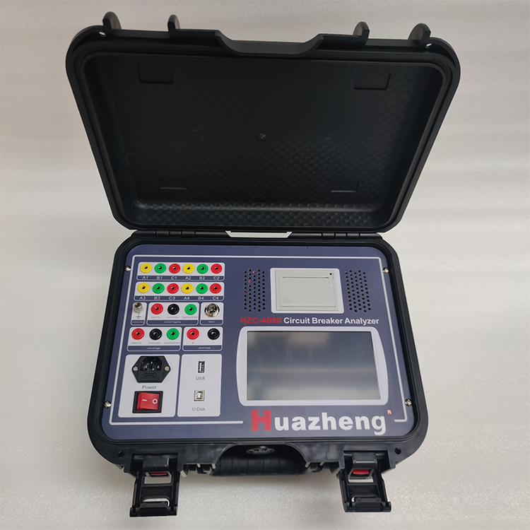 Huazheng High Voltage Switchgear Timing Test Device HZC-4080 Dynamic Resistance Circuit Breaker Analyzer