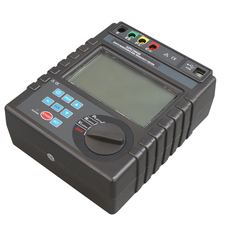 HZRC-3000B Digital Earth Resistance Tester Price Earth Resistance Measure Instrument Earth Resistance Tester