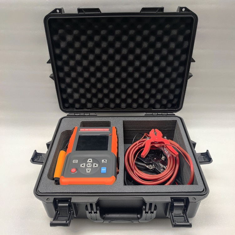 HuaZheng Digital Portable 100A Circuit Breaker loop Resistance Tester HZHL-100A Contact Resistance Tester