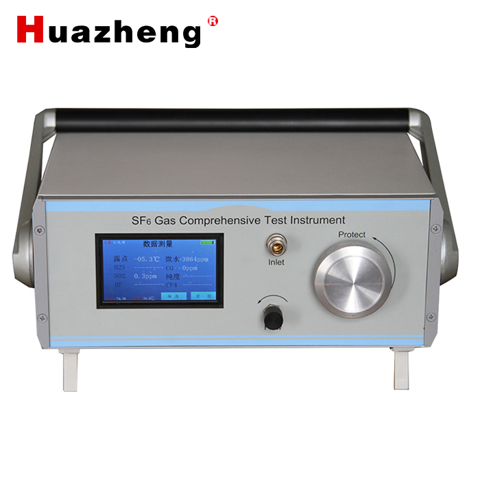 Huazheng HZSF-661 Online Trace Moisture In Sf6 Detection Instrument 6 in 1 Sf6 Gas Comprehensive Tester